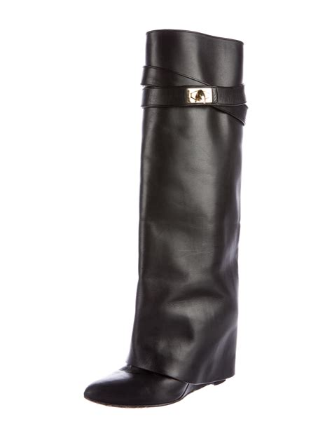 givenchy fold over boots replica|Givenchy shark fold over boots.